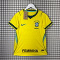 Lançamento Camisa Seleção Brasileira Copa do Mundo Amarela FEMININA 26/27