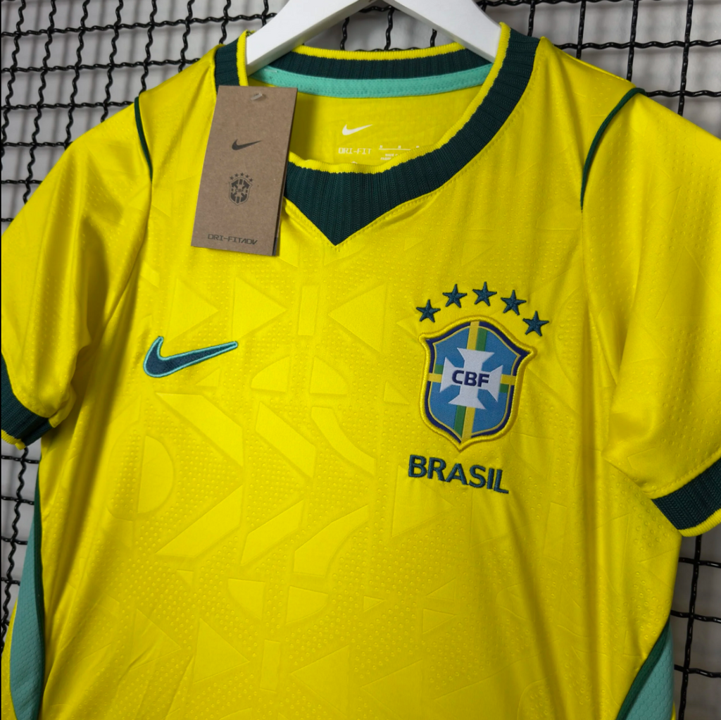Lançamento Camisa Seleção Brasileira Copa do Mundo Amarela FEMININA 26/27