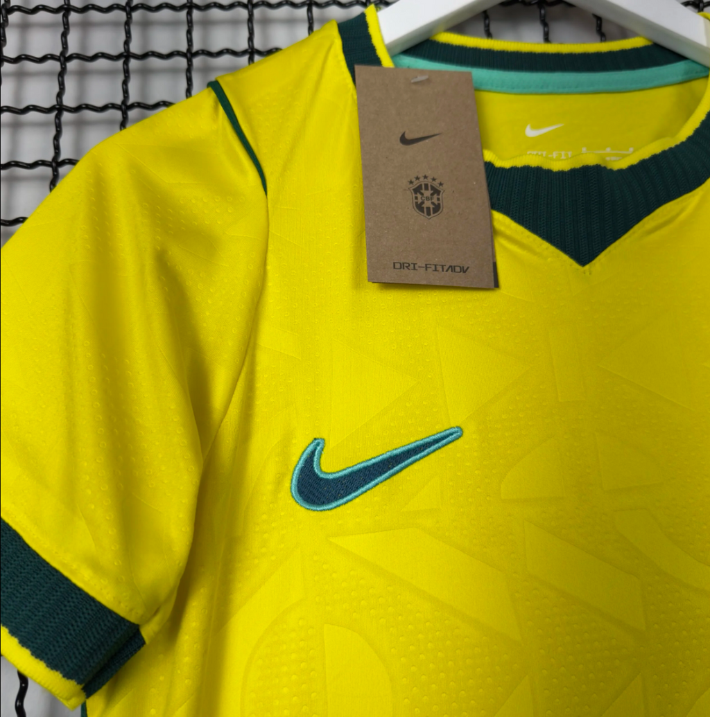 Lançamento Camisa Seleção Brasileira Copa do Mundo Amarela FEMININA 26/27