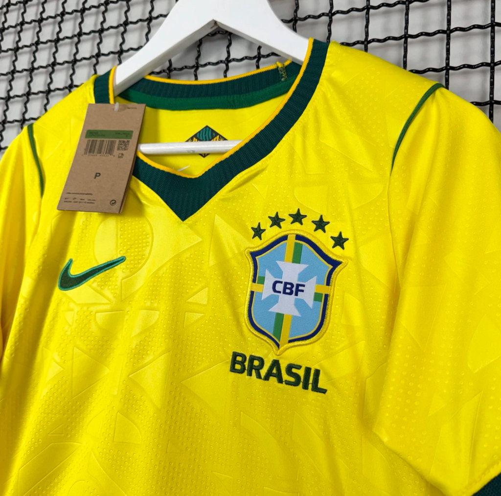 Lançamento Camisa Seleção Brasileira Copa do Mundo Amarela 26/27