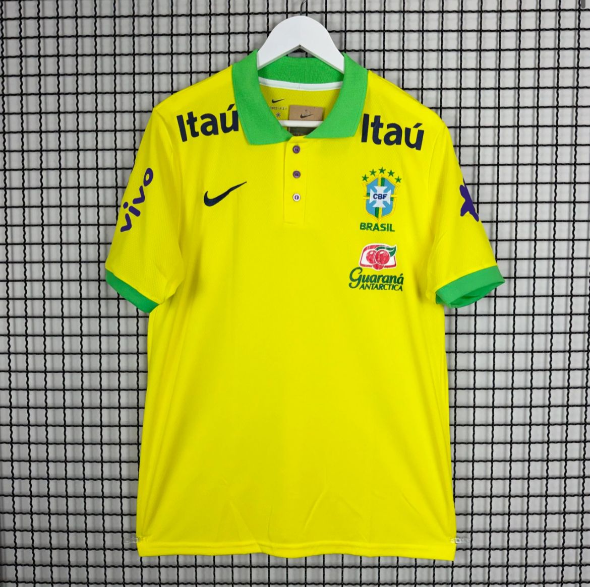 Camisa da Seleção Brasileira Polo Amarela
