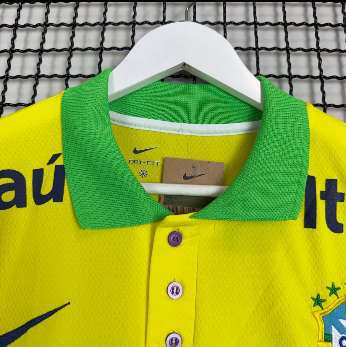 Camisa da Seleção Brasileira Polo Amarela