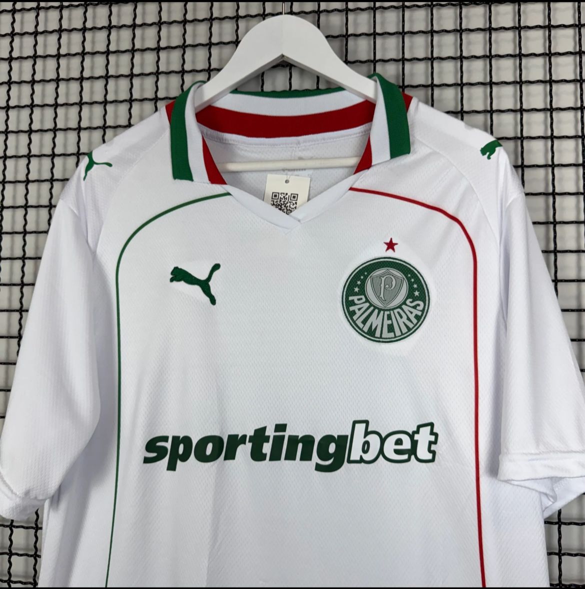 Camisa do Palmeiras Branca Polo 26/27