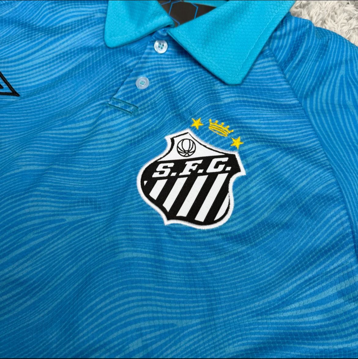 Camisa do Santos Polo Azul 2026