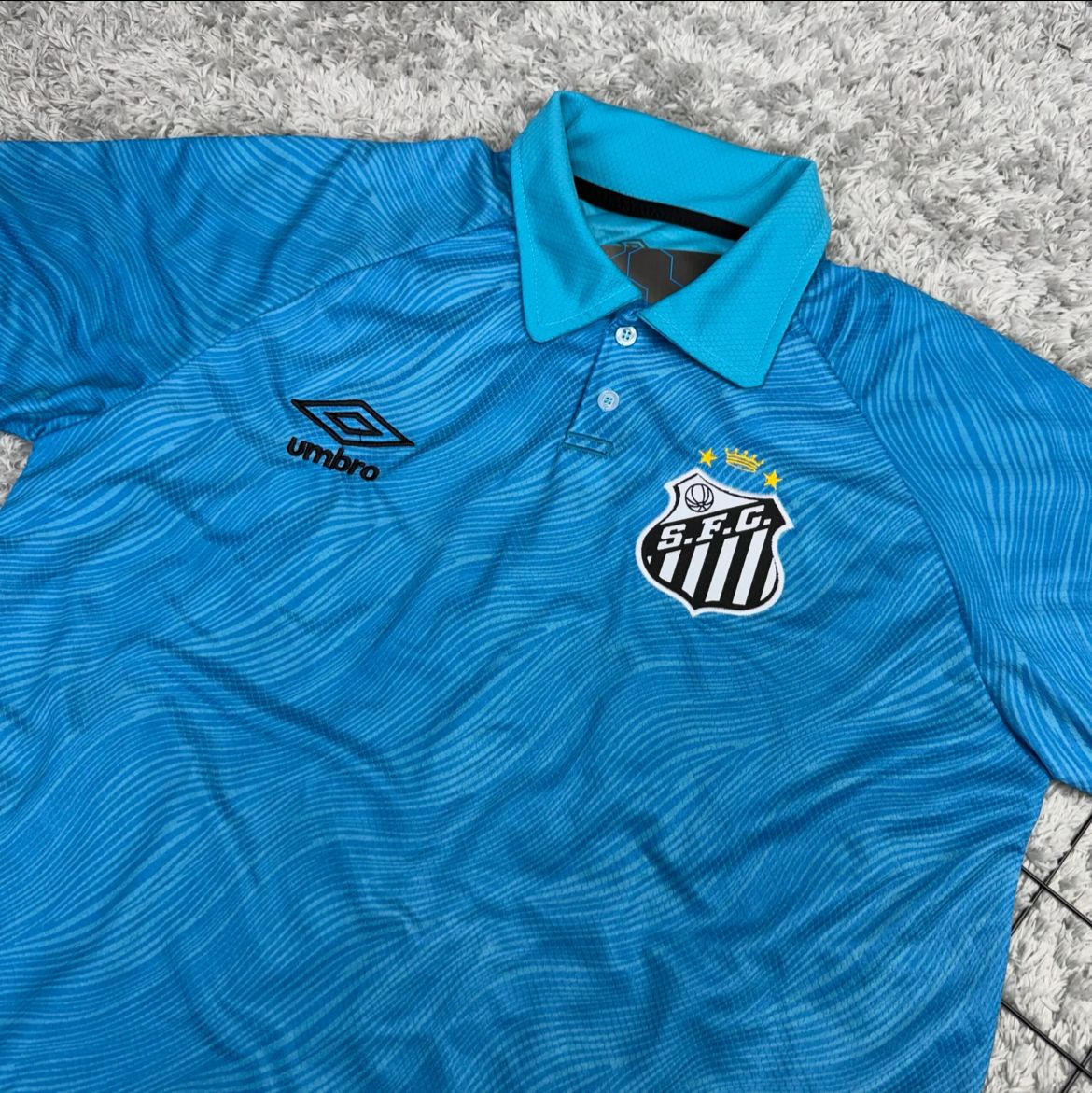 Camisa do Santos Polo Azul 2026