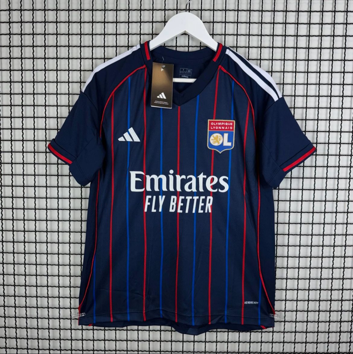 Camisa do Lyon Azul Listrada