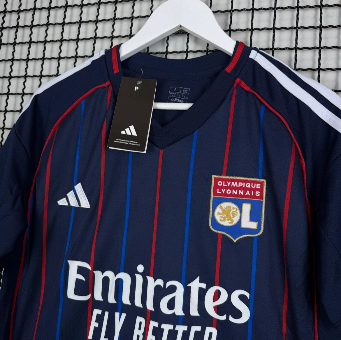 Camisa do Lyon Azul Listrada