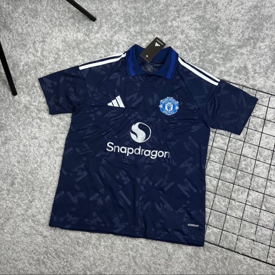 Camisa do Manchester United Polo Azul