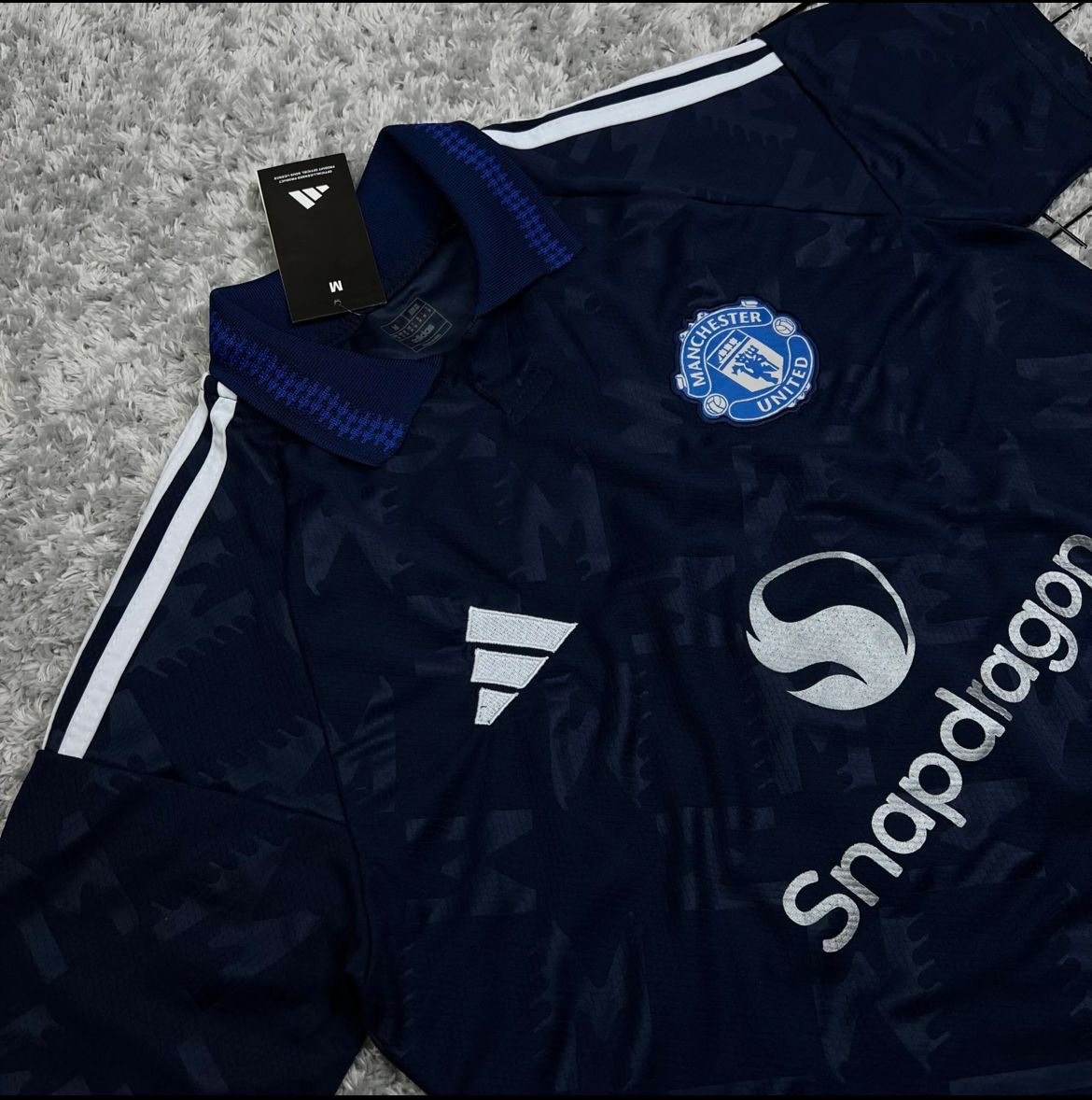 Camisa do Manchester United Polo Azul