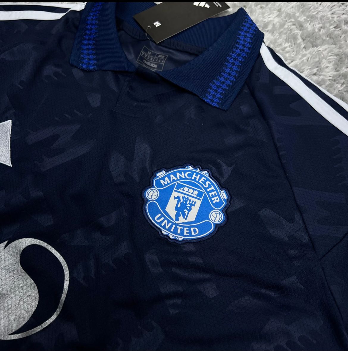 Camisa do Manchester United Polo Azul