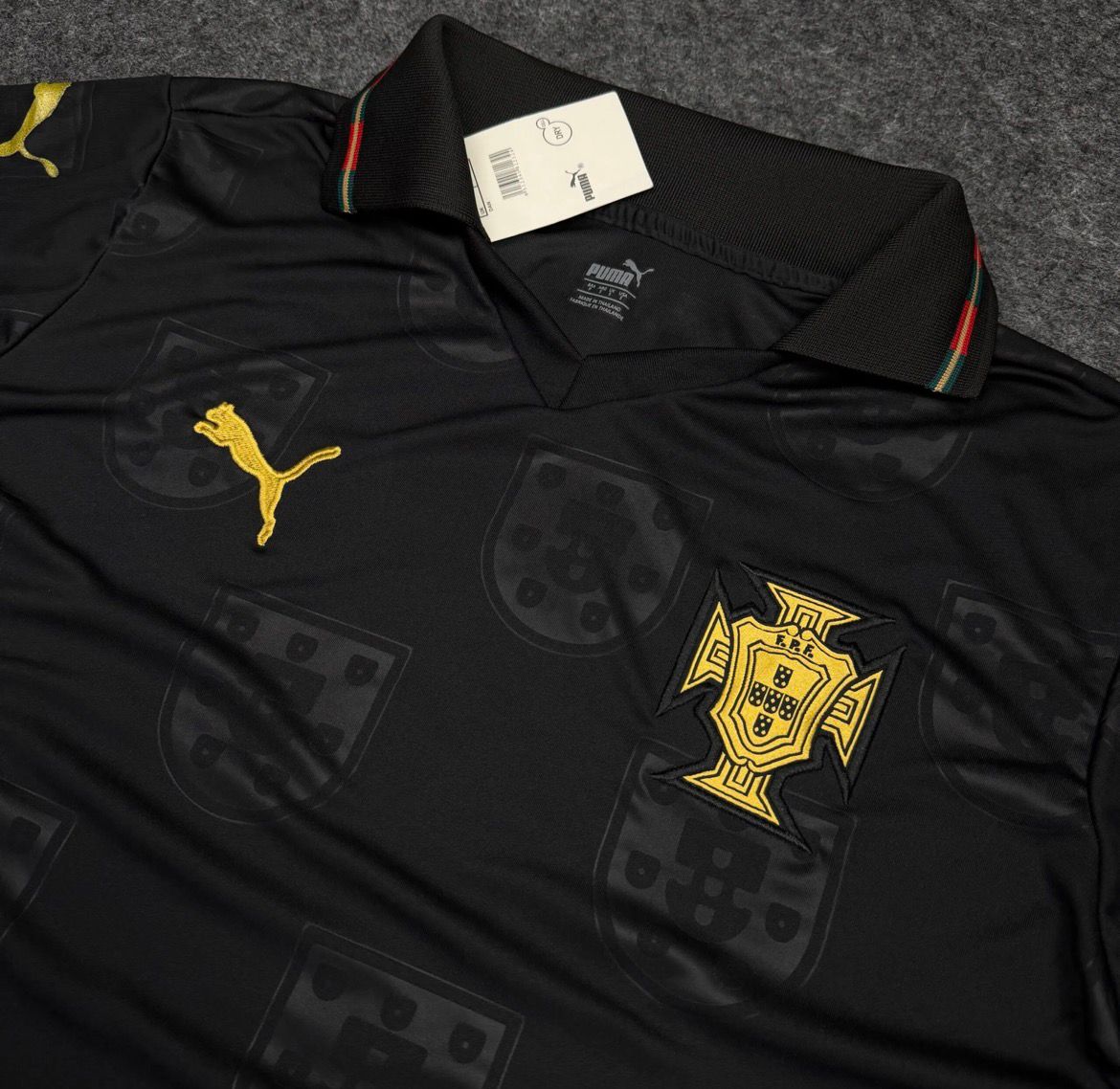Camisa de Time Seleção Portugal Preta Copa do Mundo 26/27