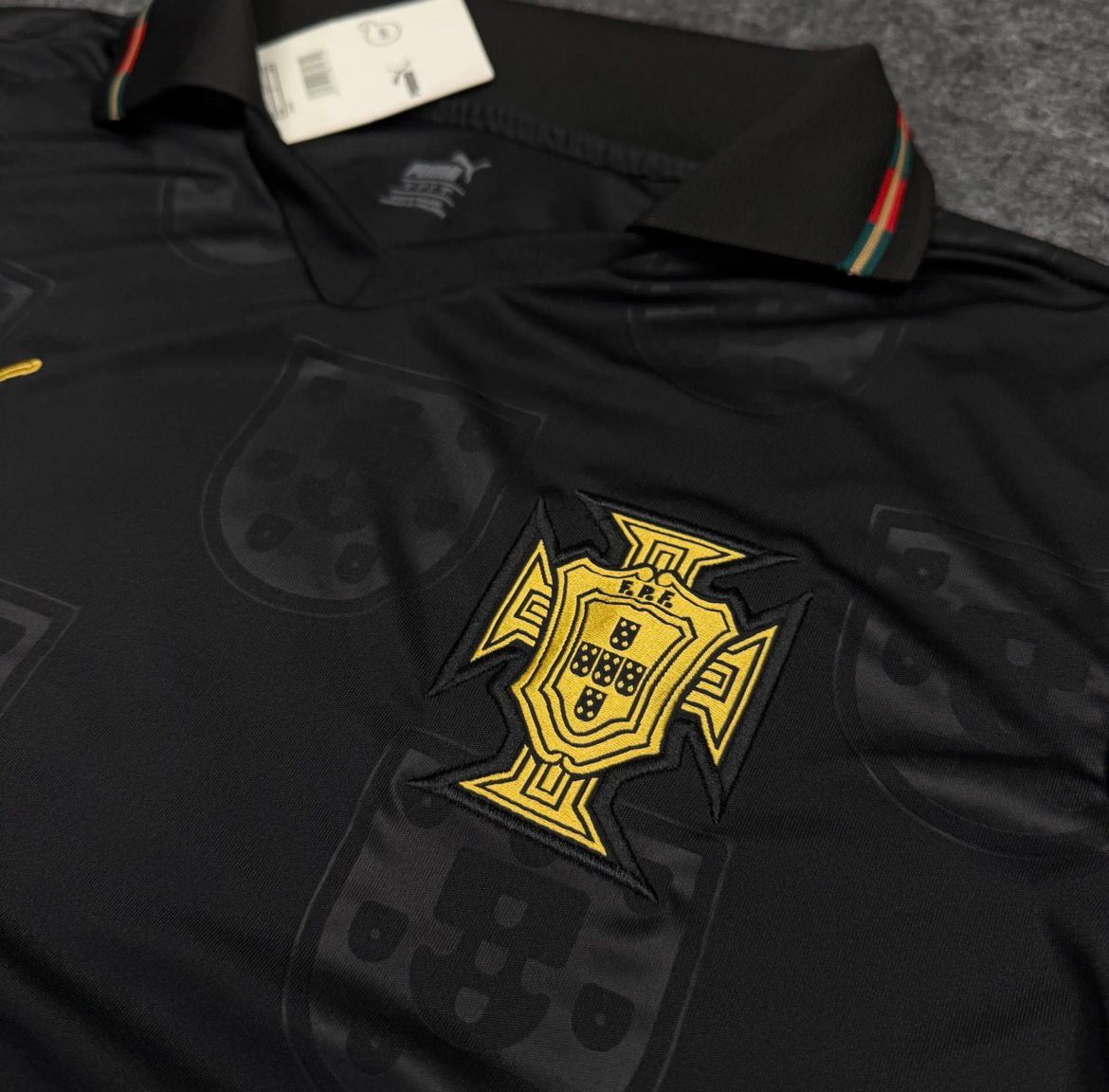 Camisa de Time Seleção Portugal Preta Copa do Mundo 26/27