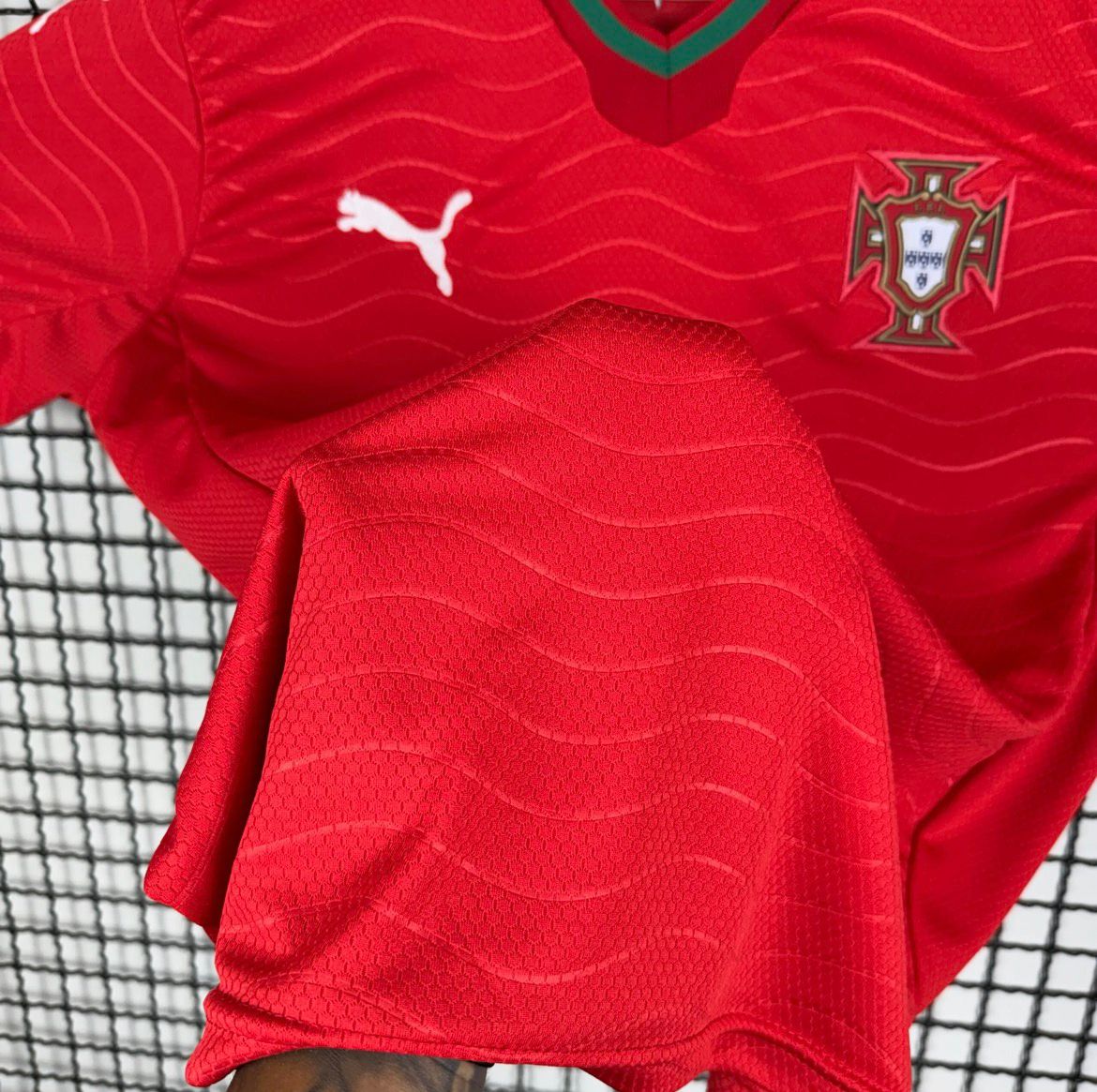 Camisa de Time Seleção Portugal Vermelha 26/27