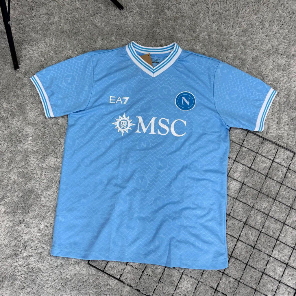 Camisa de Time Napoli Azul