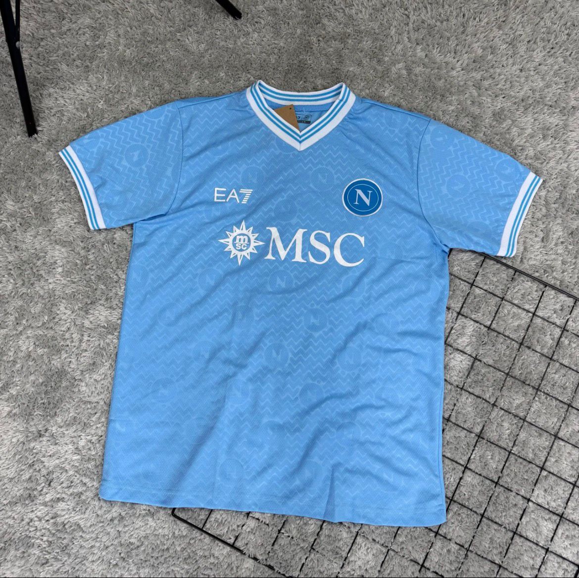 Camisa de Time Napoli Azul