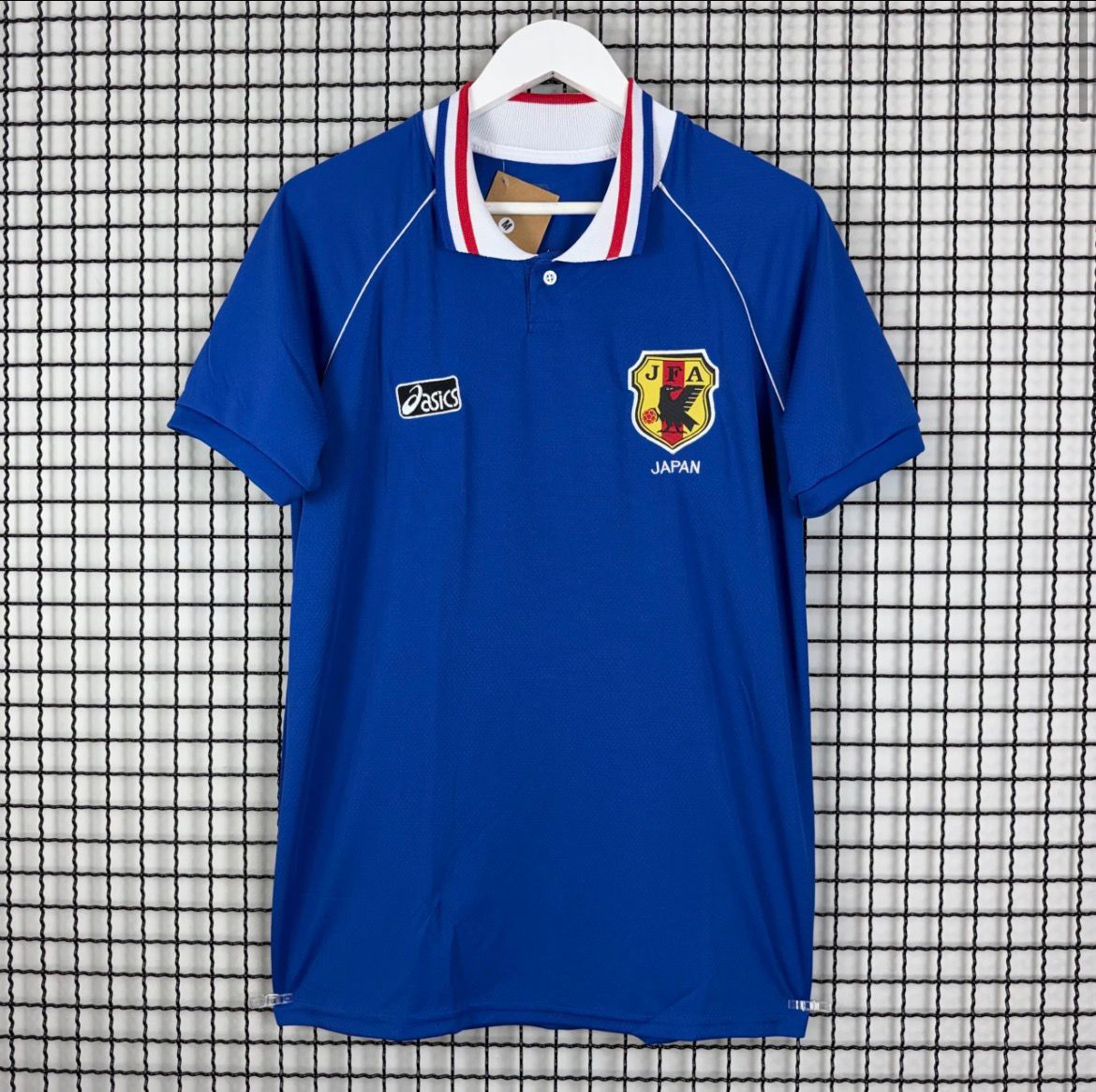Camisa de Time Seleção Japão Polo Azul Retrô