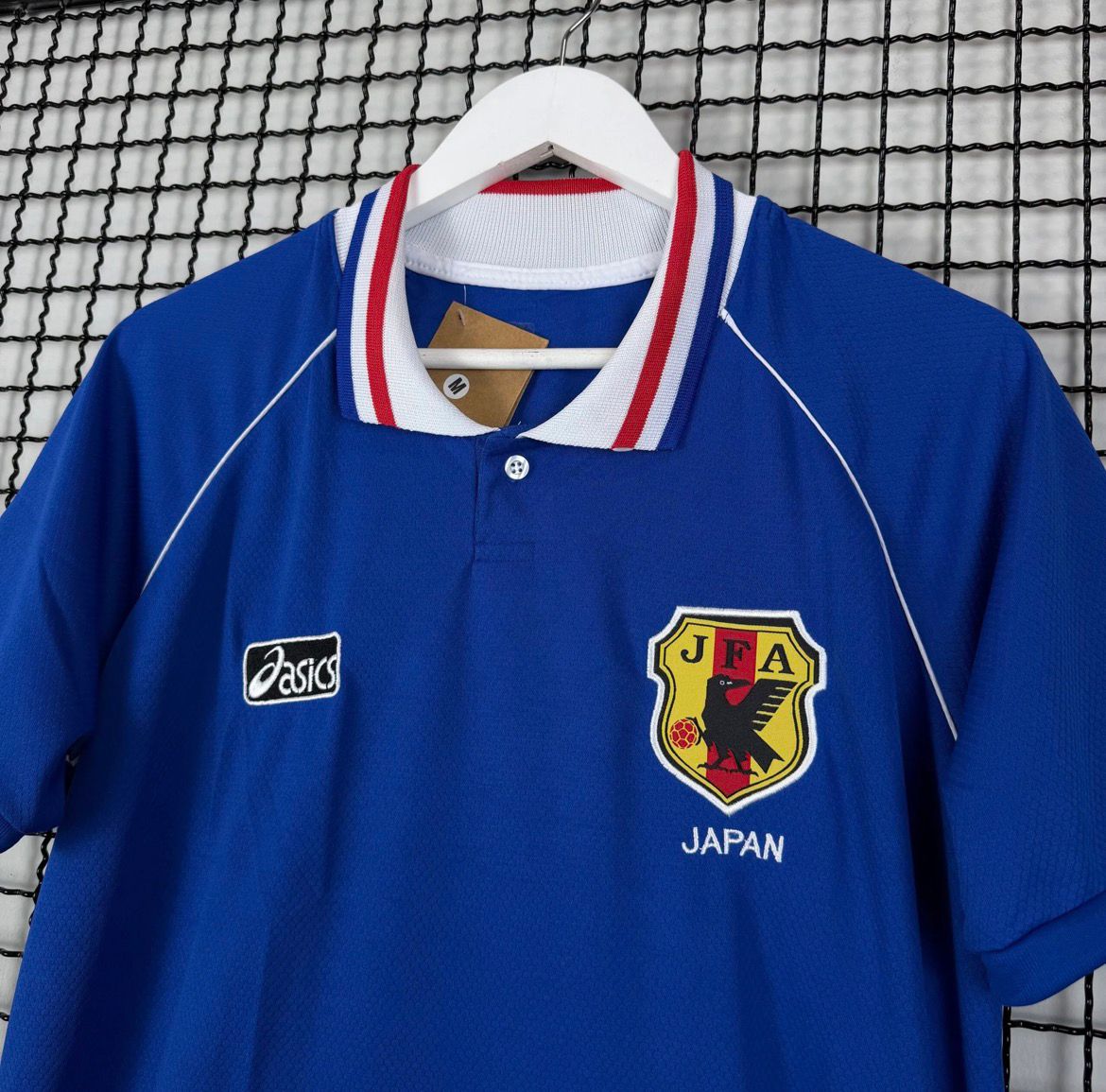 Camisa de Time Seleção Japão Polo Azul Retrô