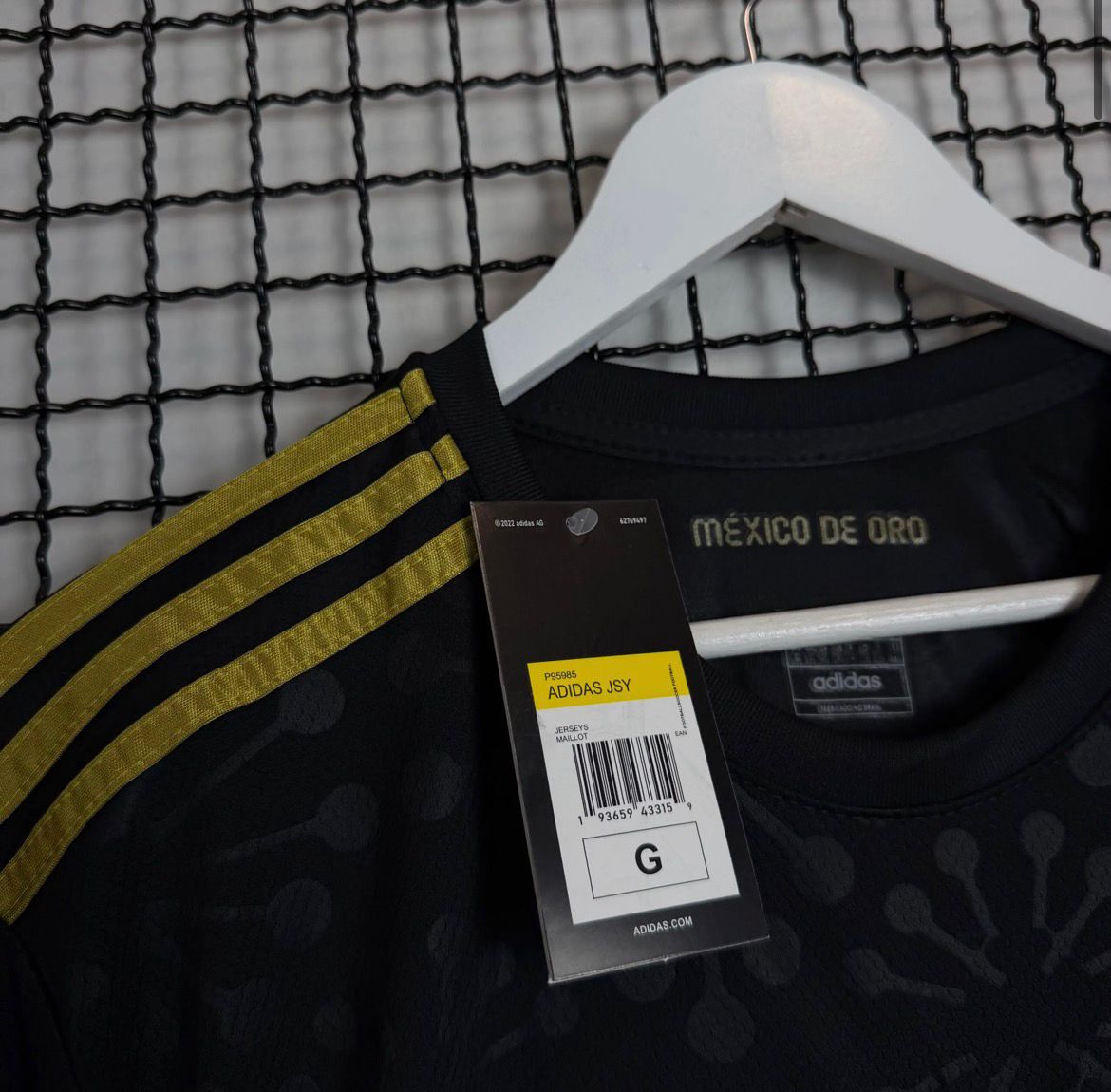 Camisa de Time Seleção México Preta c/ Dourada