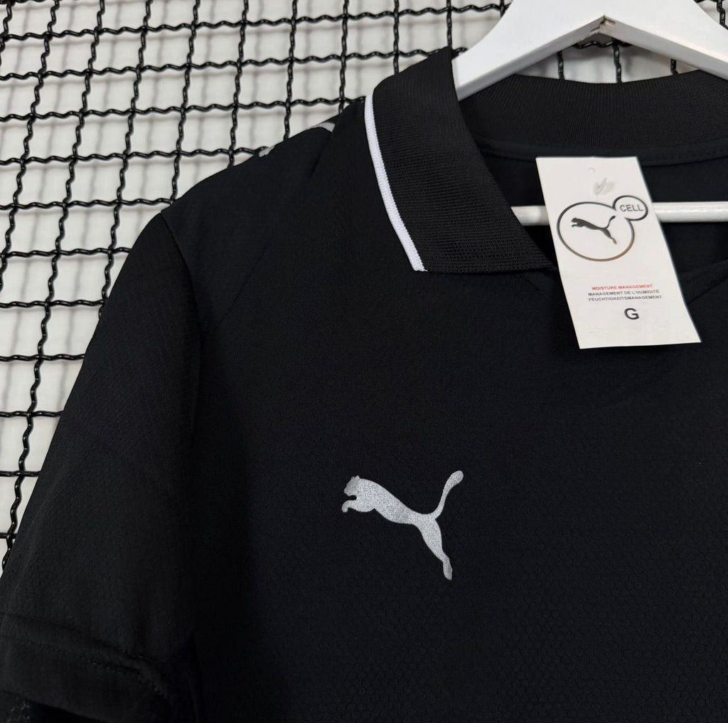 Camisa de Time Manchester City Polo Preta 2025