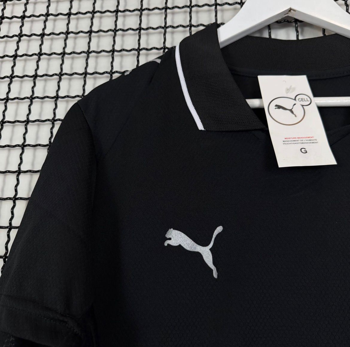 Camisa de Time Manchester City Polo Preta 2025