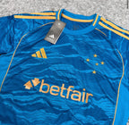 Camisa de Time Cruzeiro Azul c/ Dourado 25/26