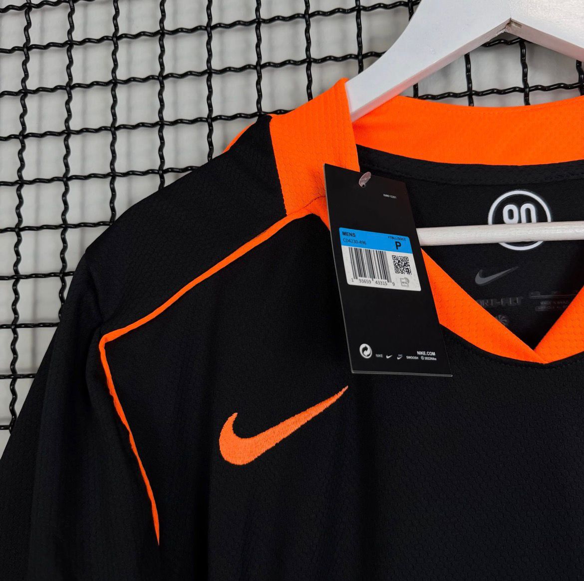 Camisa de Time Corinthians Preta c/Laranja Total 90