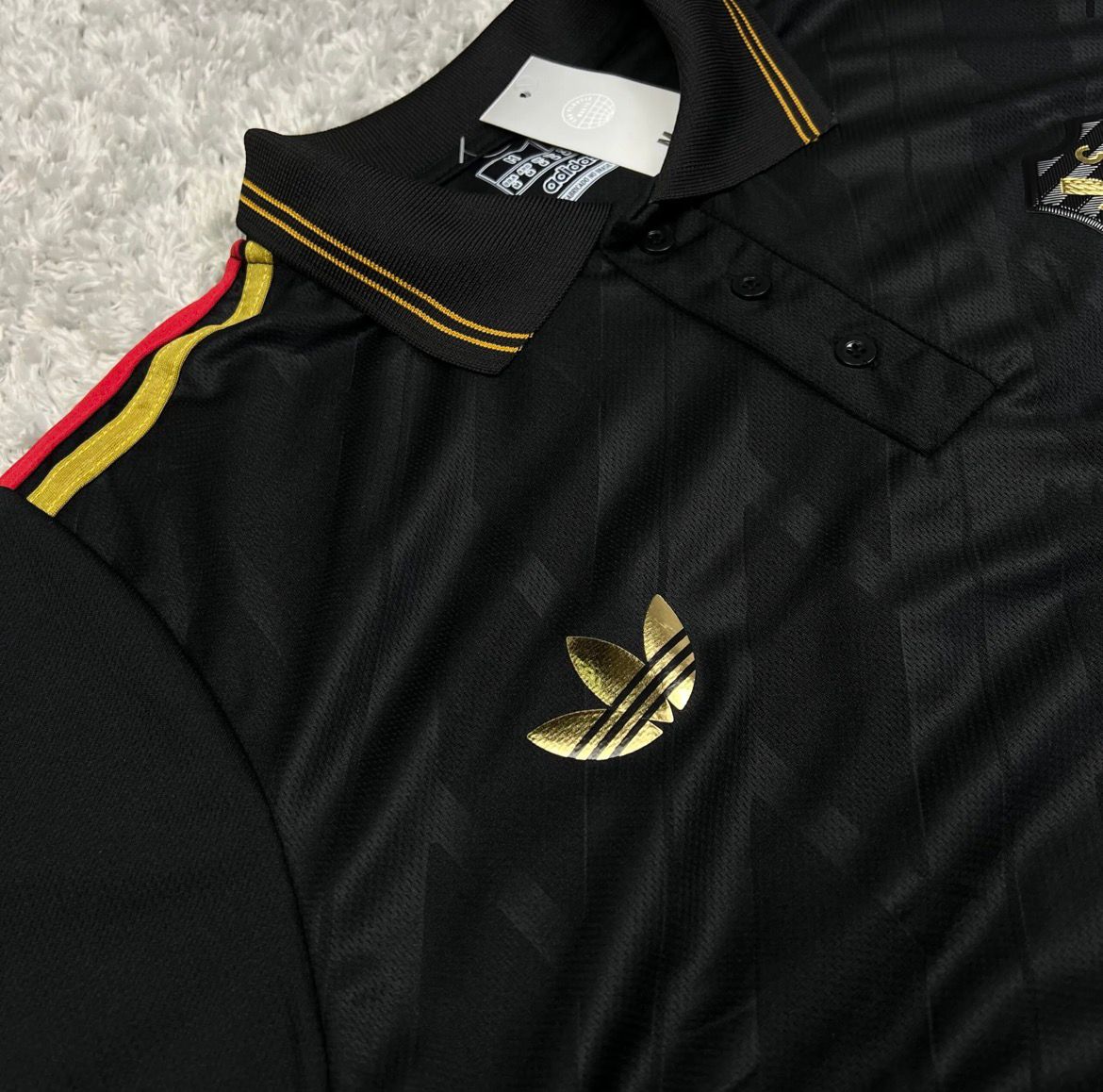 Camisa de Time Flamengo Edição Especial Polo Preta c/ Dourado