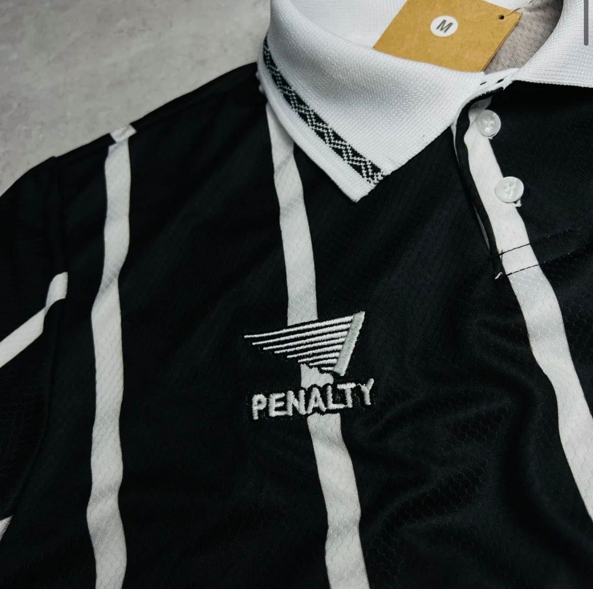 Camisa de Time Corinthians Polo Retrô Preta