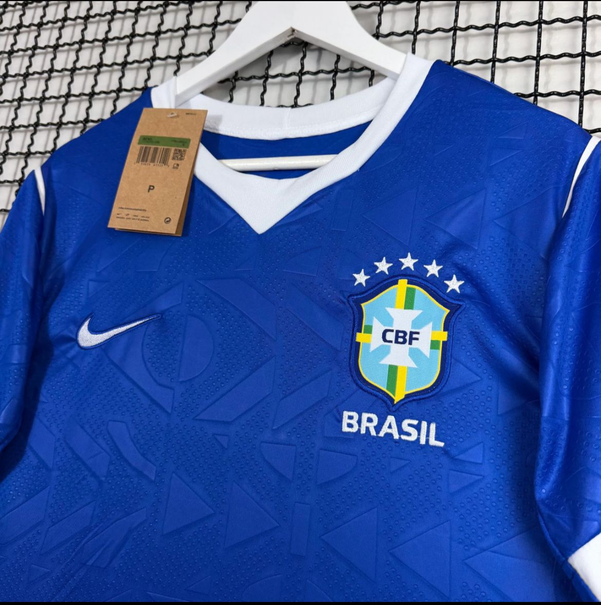 Camisa de Time Seleção Brasileira Copa do Mundo Azul 26/27