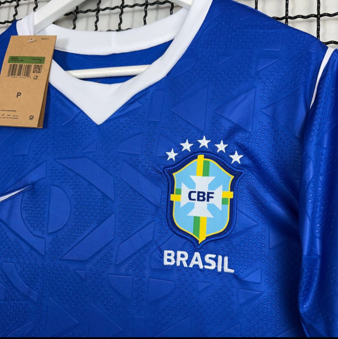 Camisa de Time Seleção Brasileira Copa do Mundo Azul 26/27