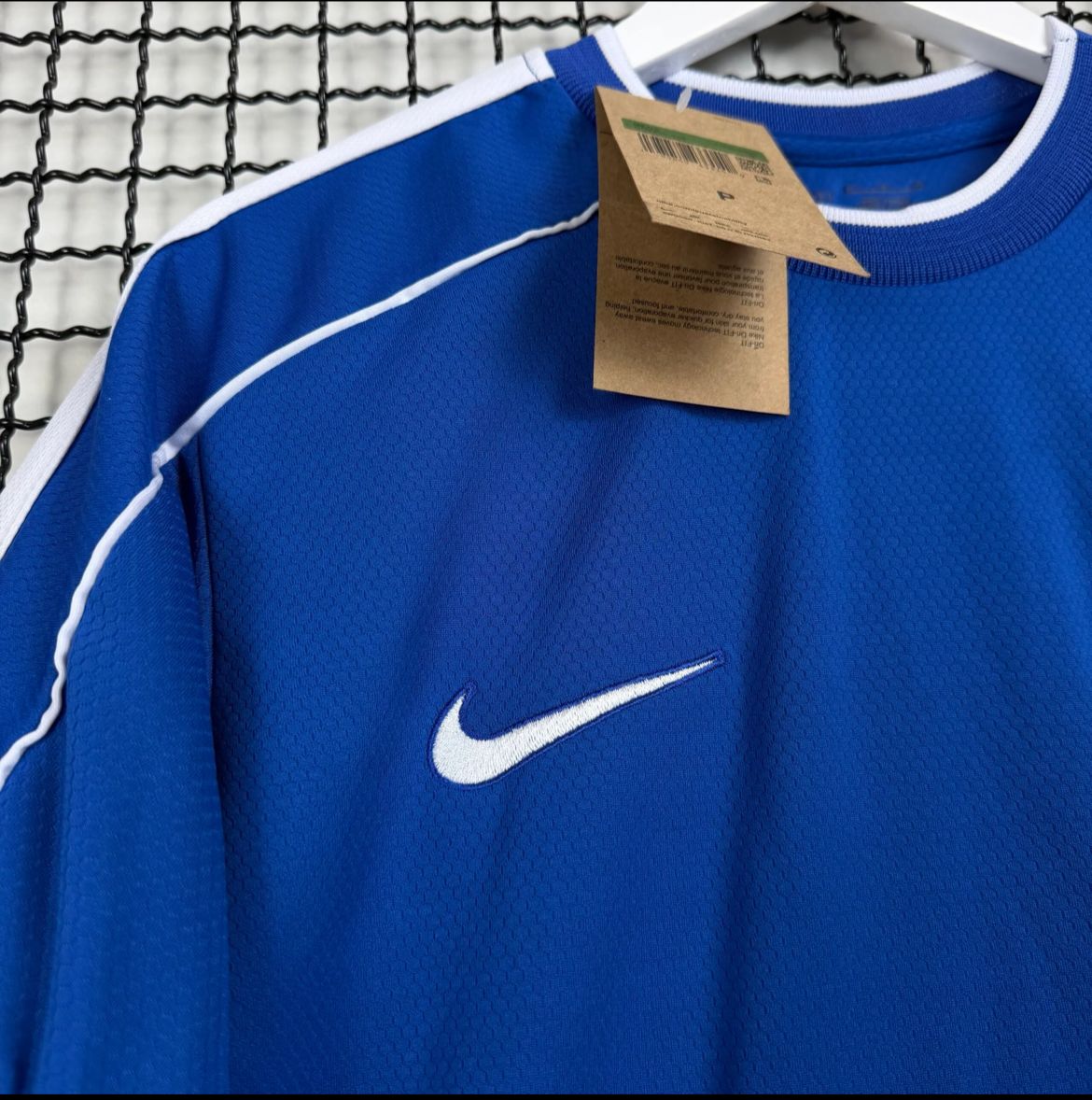 Camisa da Seleção Brasileira Azul Retrô Lisa (Personalizada Ronaldo)